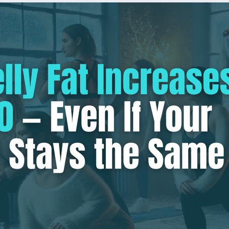 🧠 Why Belly Fat Increases After 40 — Even If Your Weight Stays the Same