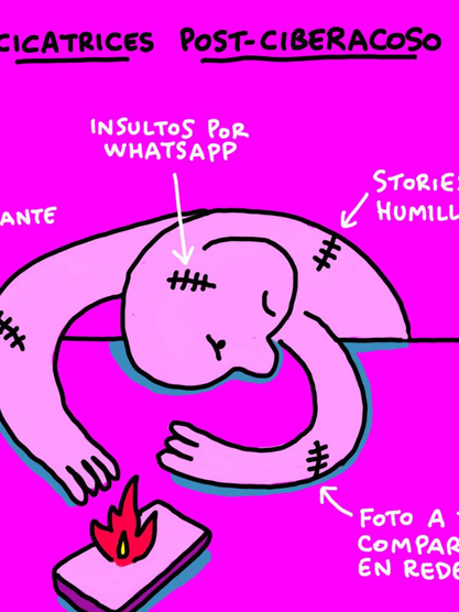 Las cicatrices post-ciberacoso