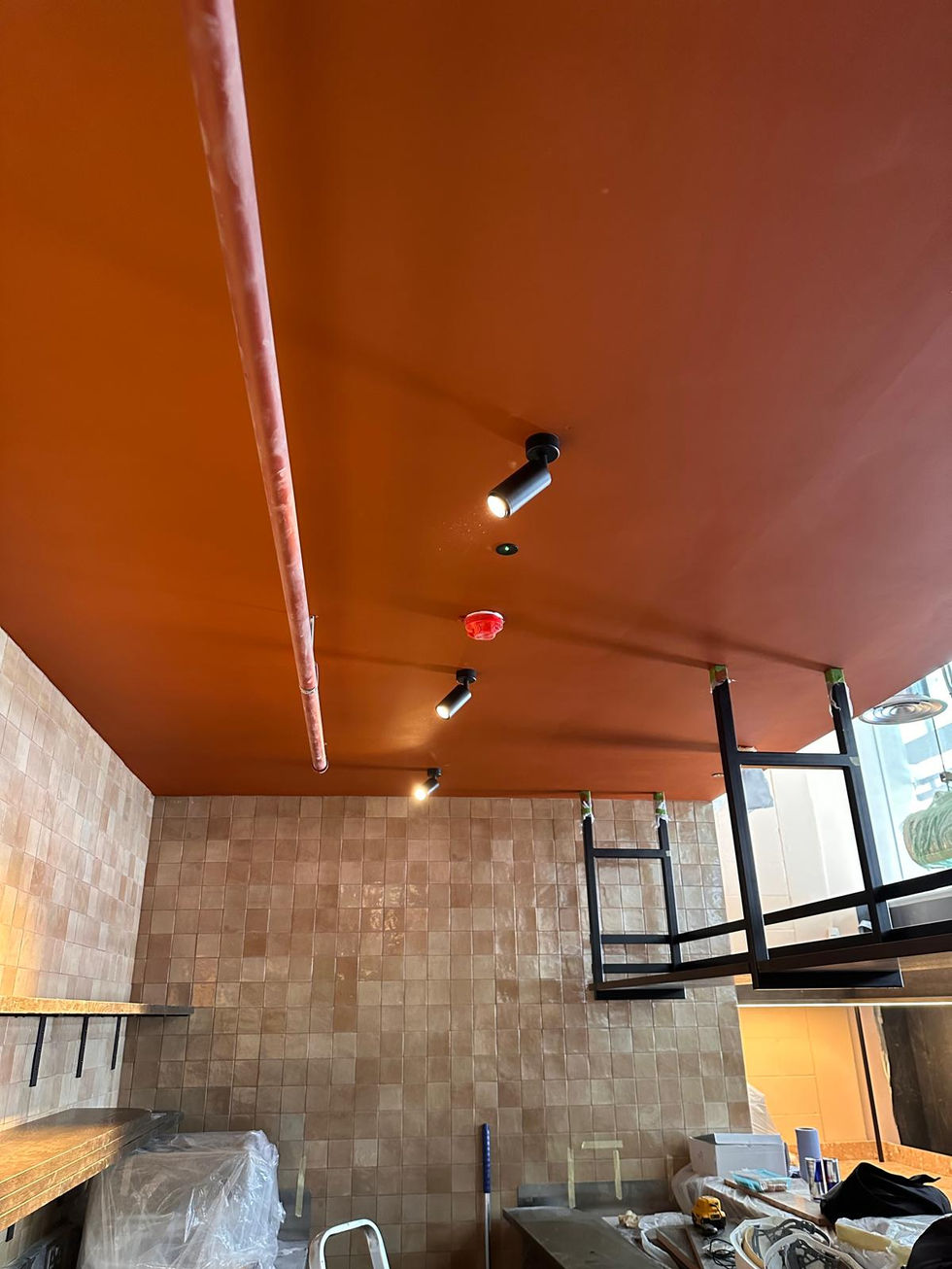 Bar ceiling spots