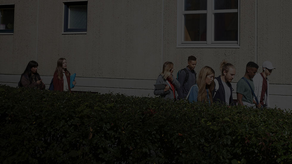 Studenti jdou společně
