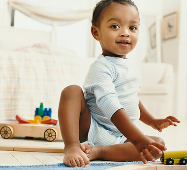 Baby with Toys