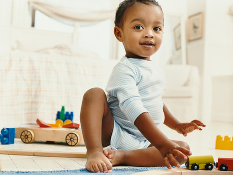 Beware the baby walker - floor time is the best time!