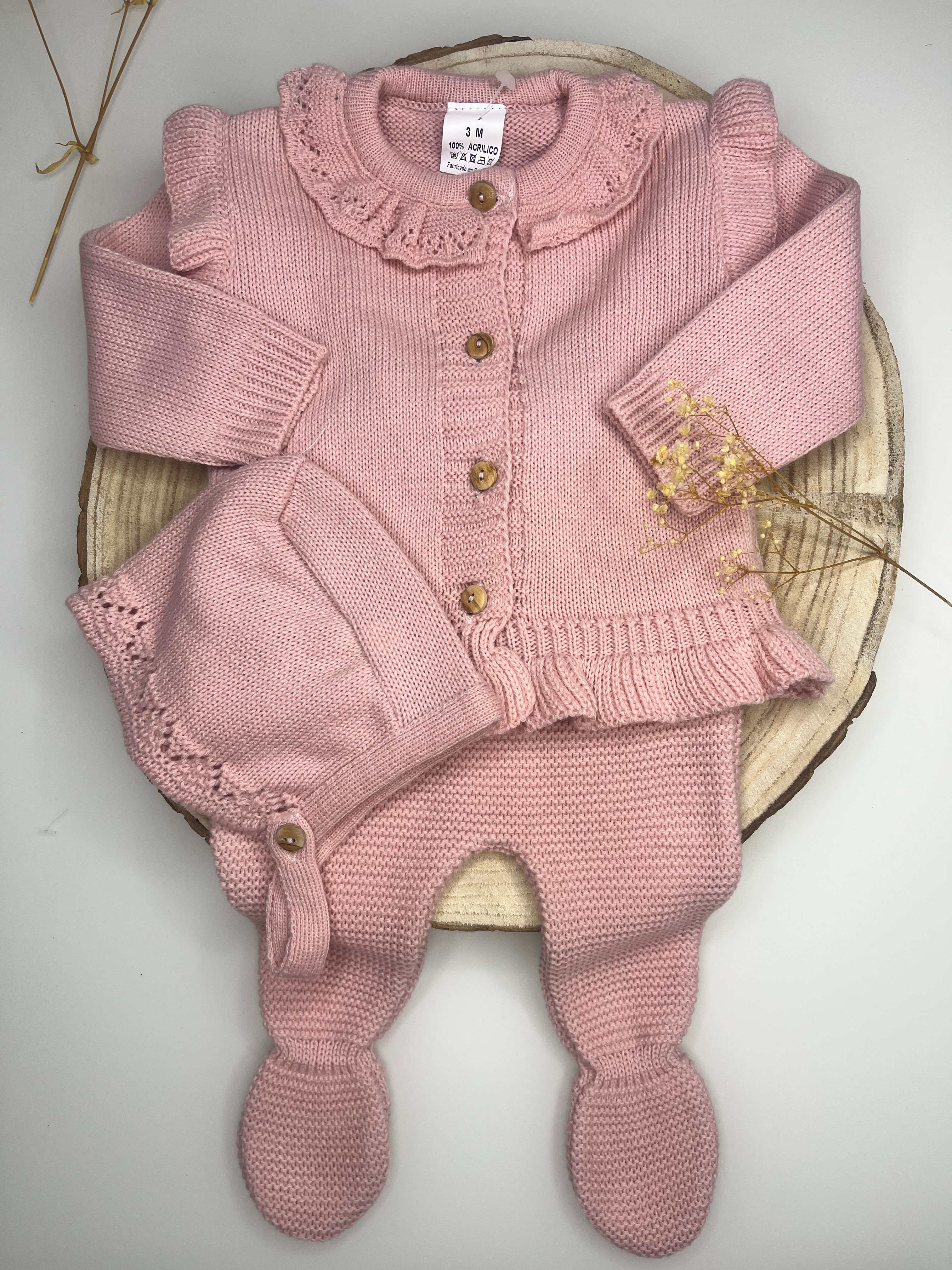 Conjunto 3 Peças Malha