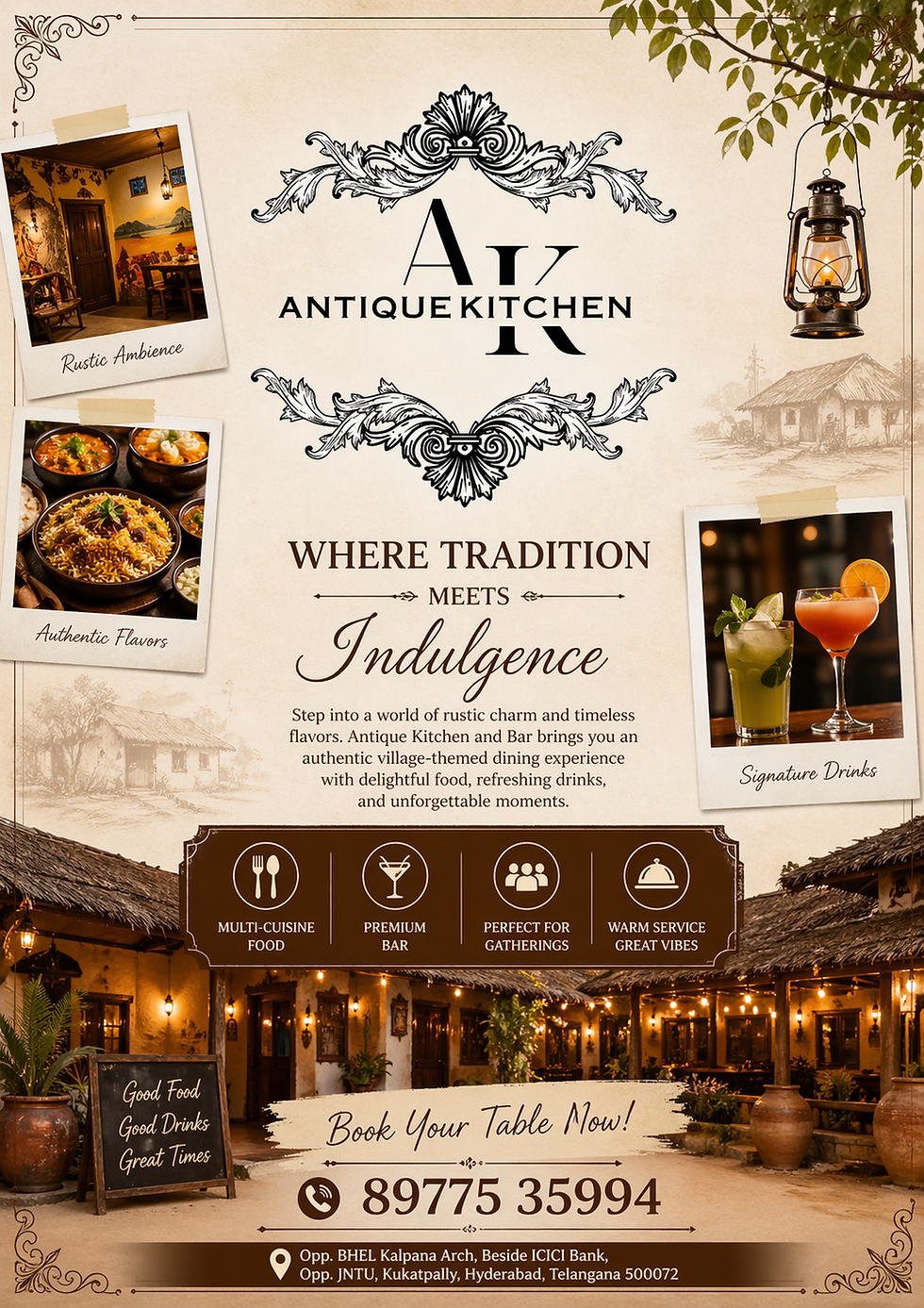 Best Village Theme Restaurant in Hyderabad