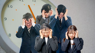 失敗を苦悩する