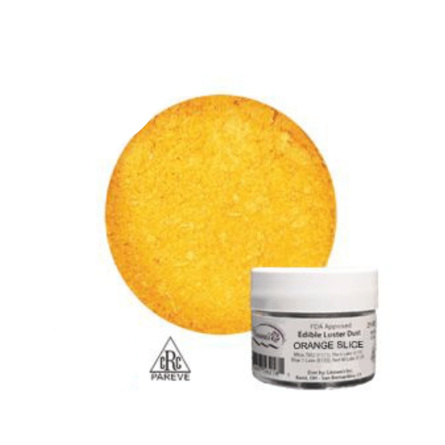 Edible Luster Dust Orange Slice