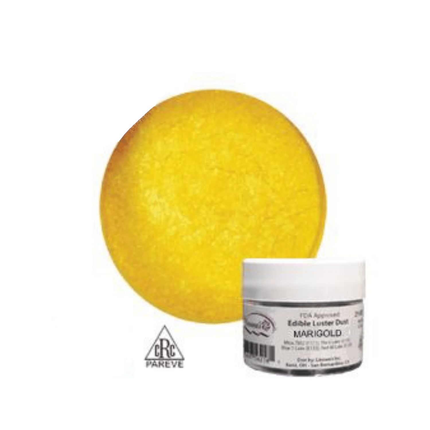 Edible Luster Dust Marigold