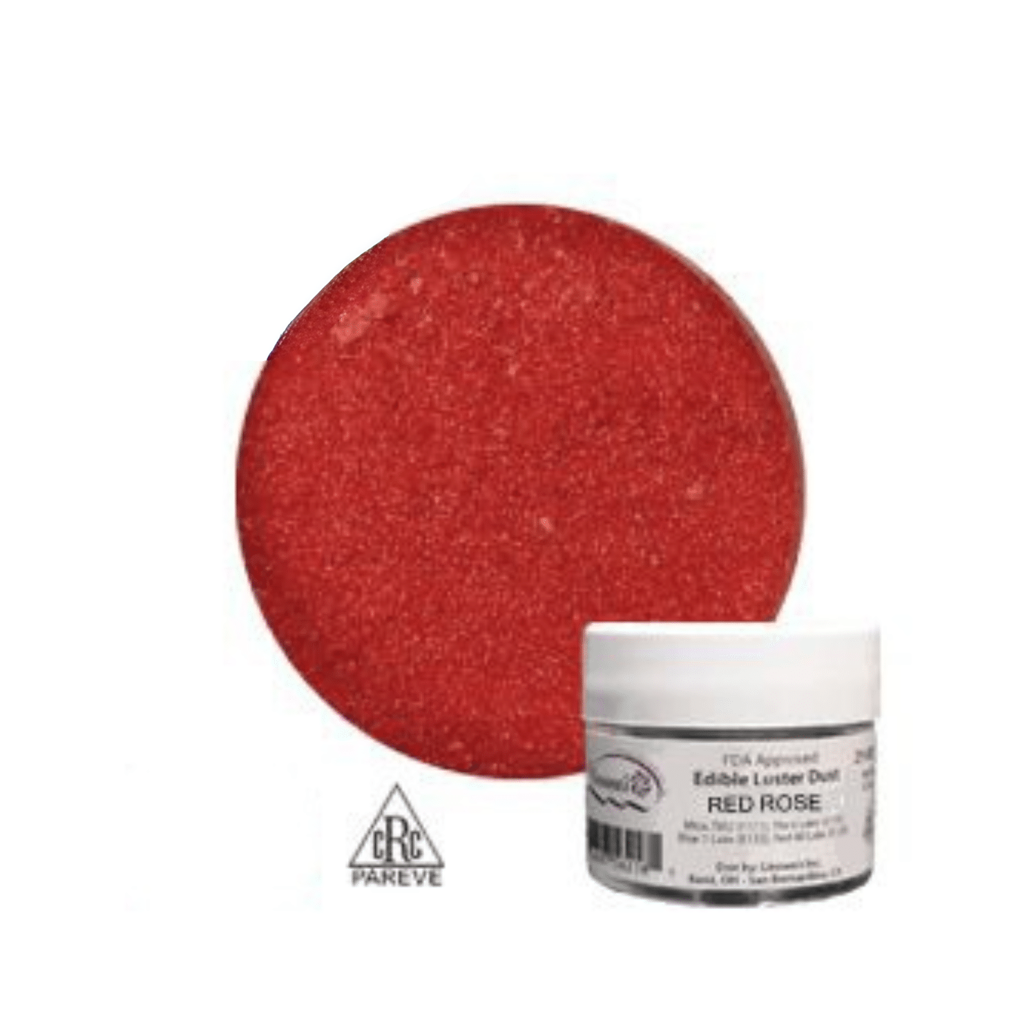 Edible Luster Dust Red Rose