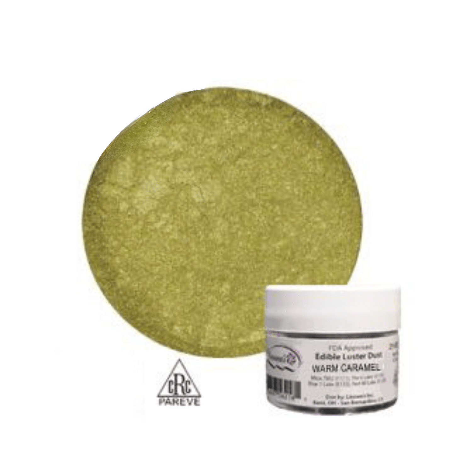 Edible Luster Dust Warm Caramel