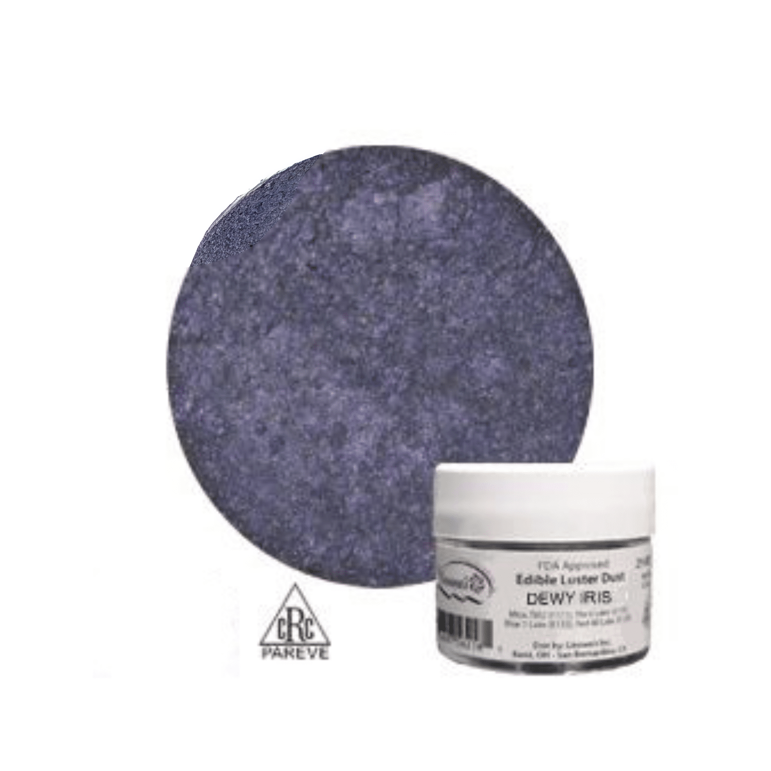 Edible Luster Dust Dewy Iris