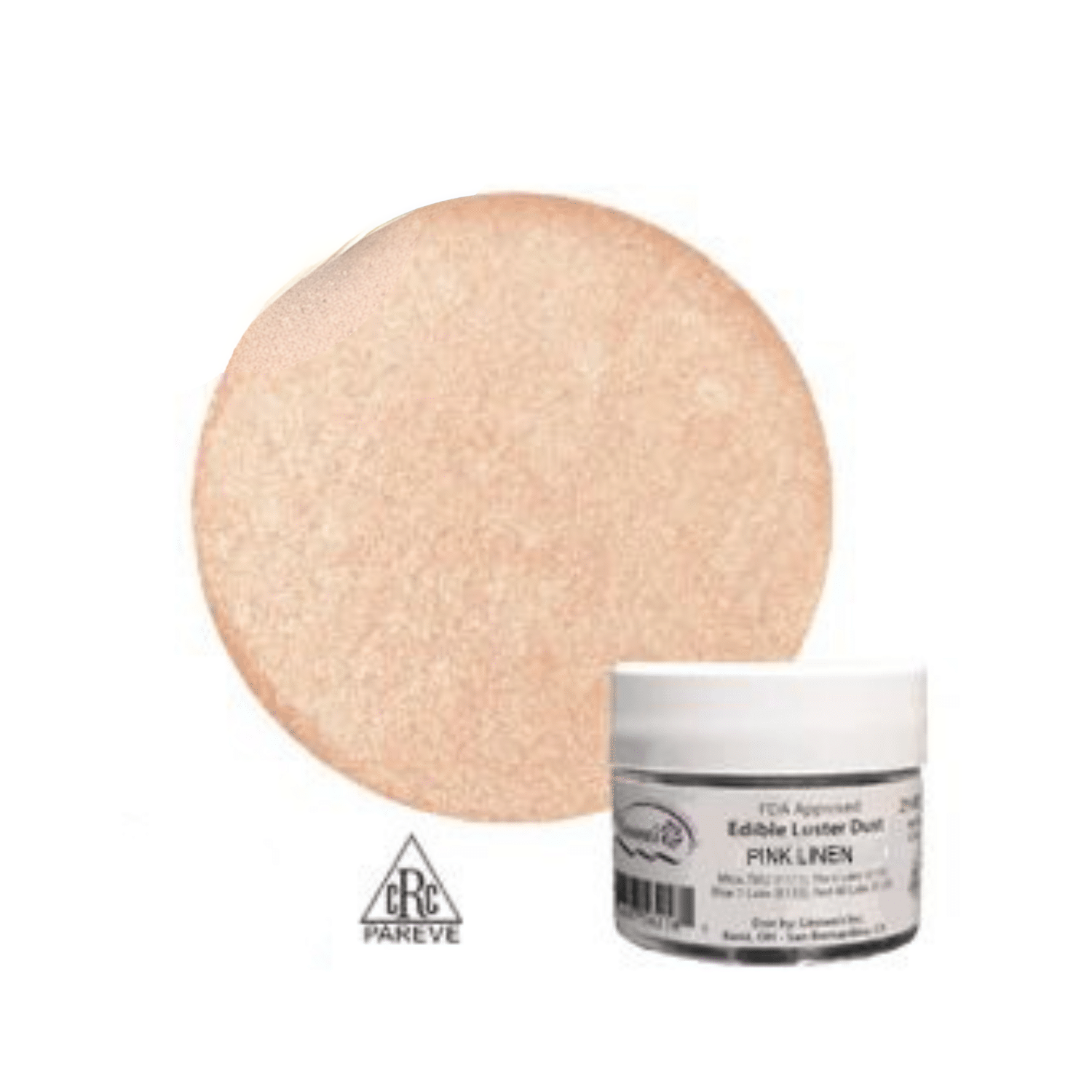 Edible Luster Dust Pink Linen