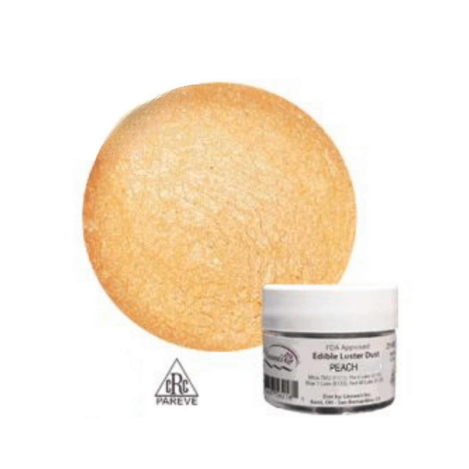 Edible Luster Dust Peach