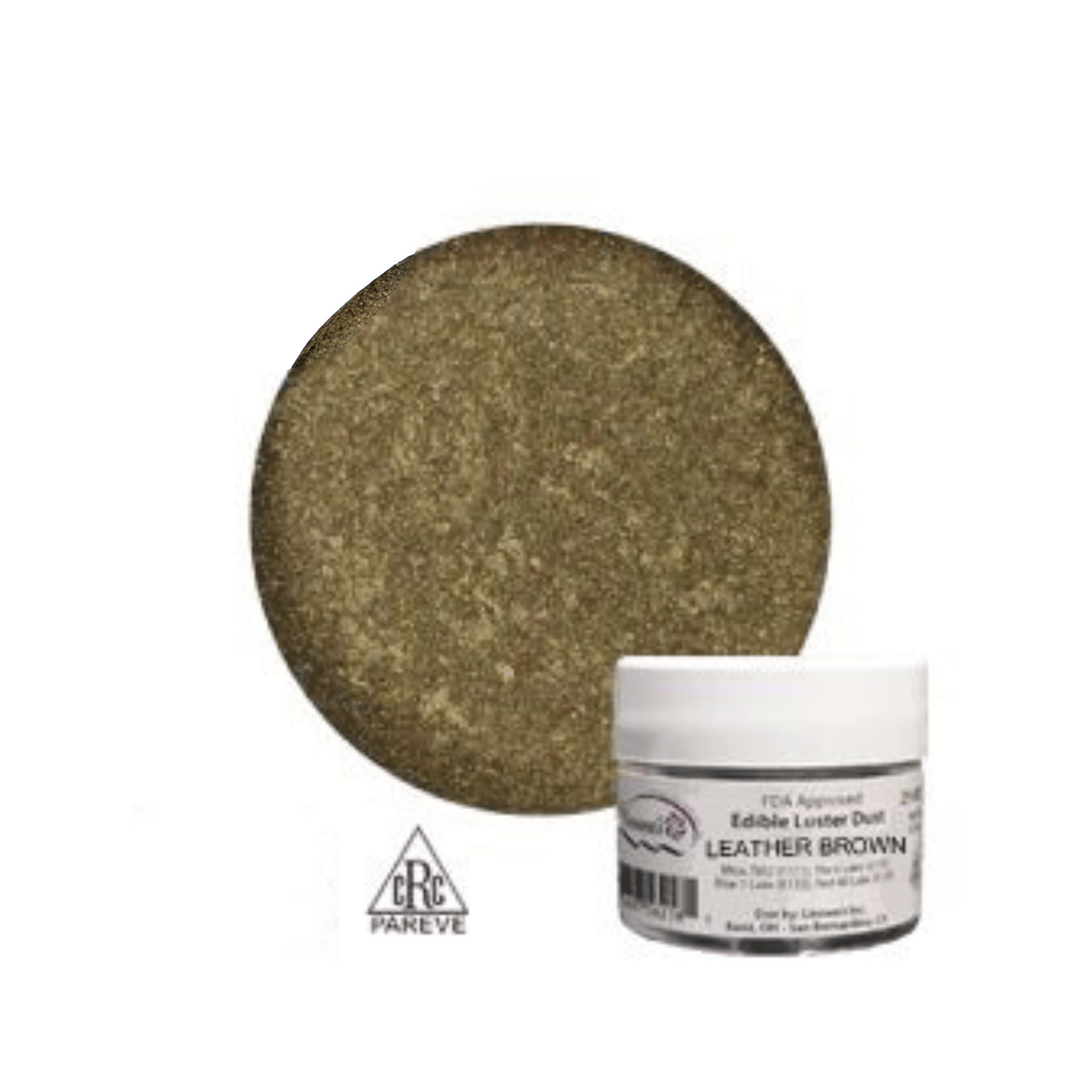 Edible Luster Dust Leather Brown