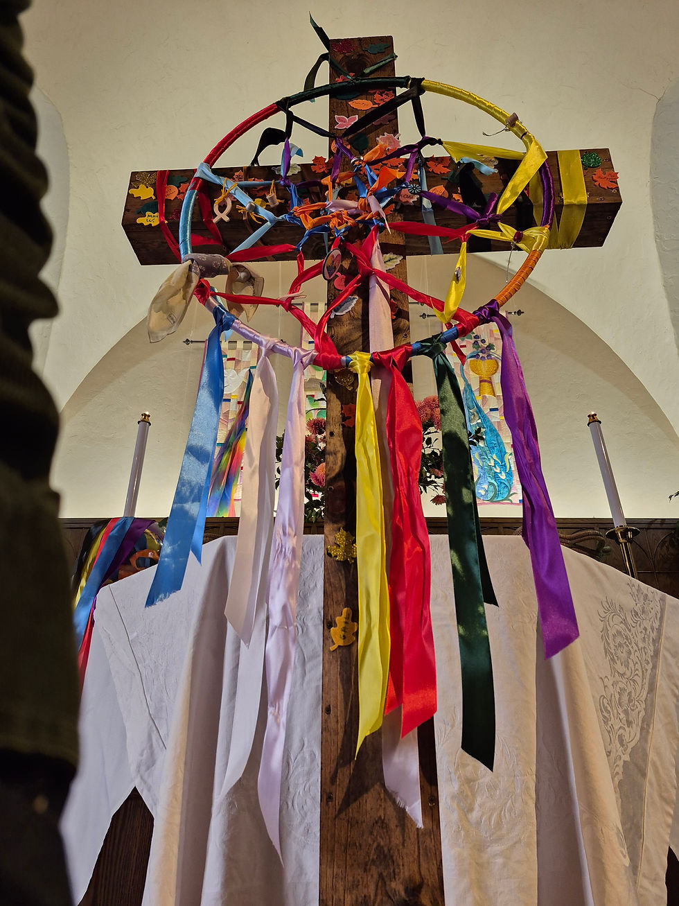 The Dreamcatcher we are building together each Sunday.