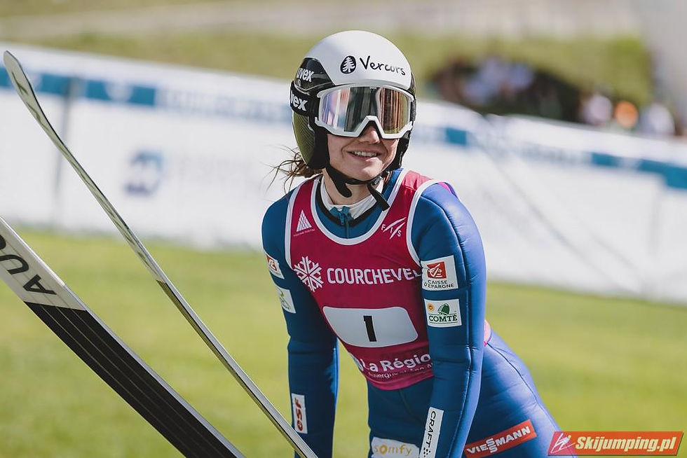 Caroline : récupérer un genou pour reprendre le saut à ski