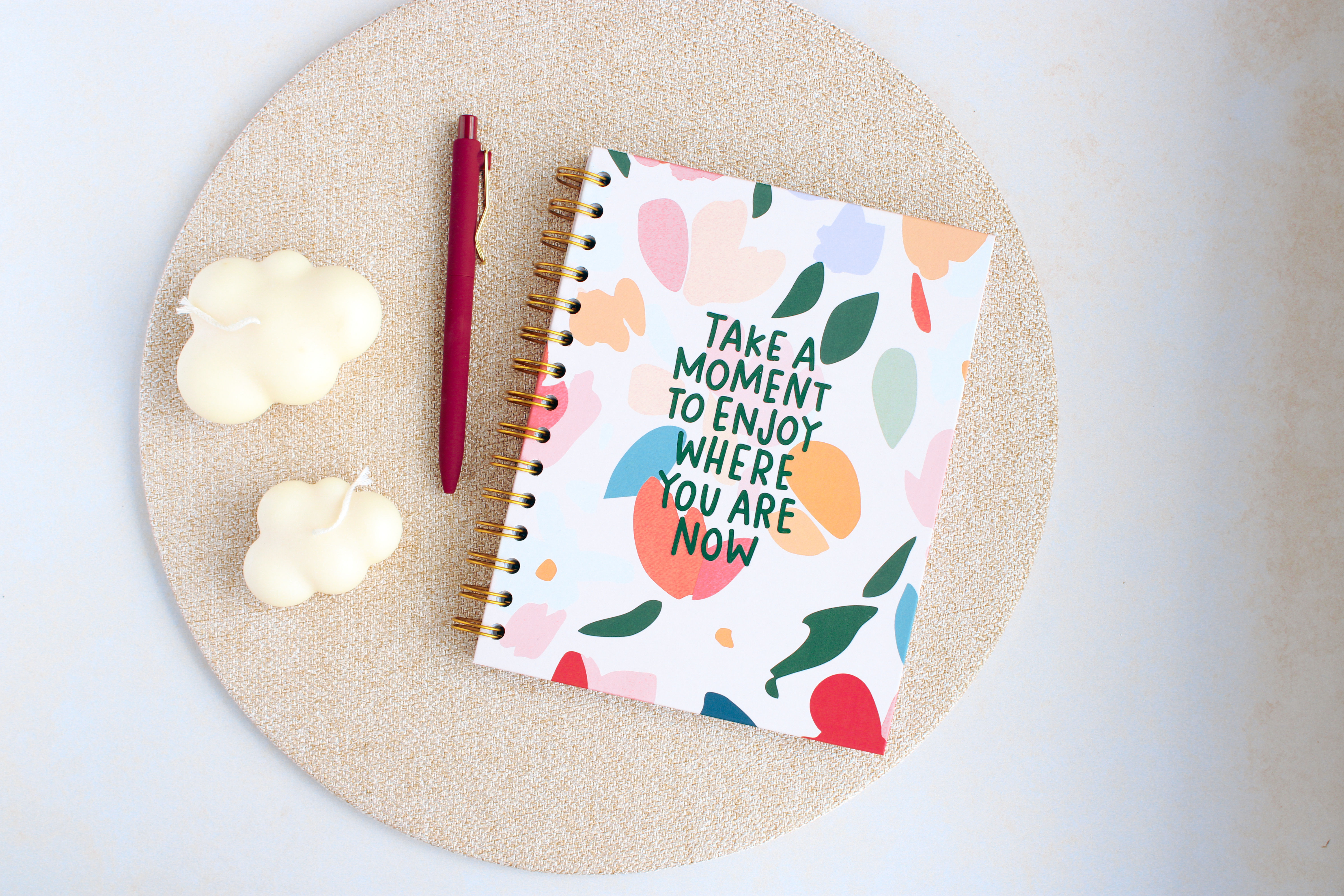 Cuaderno “Take a moment to enjoy where you are now”