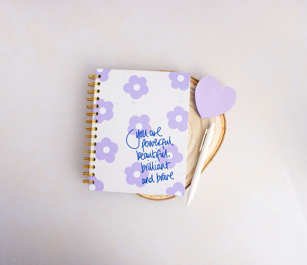 Cuaderno "You are powerful, beautiful, brilliant and brave"