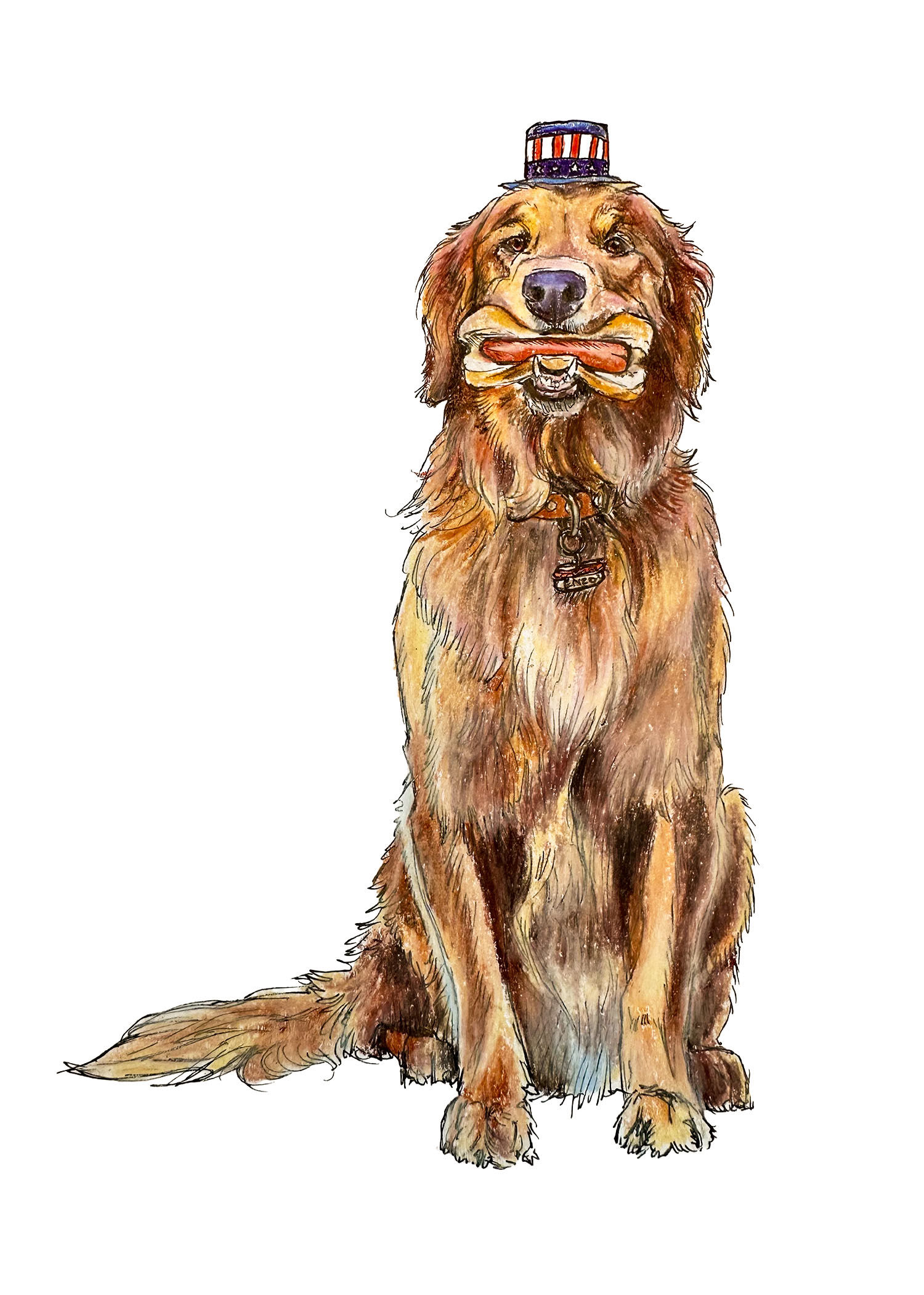 Golden Retriever Print - #9