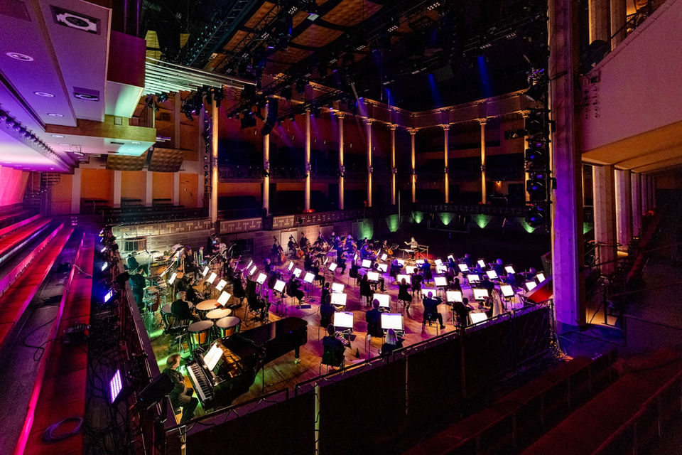 Merregnon recording session with Stockholm Philharmonic