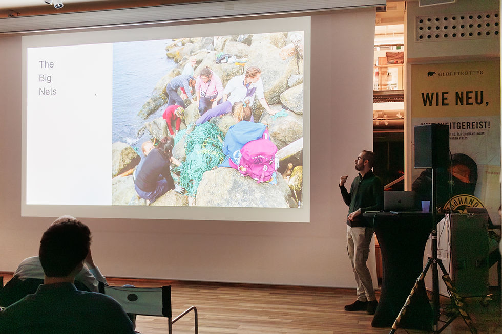 The big nets. The plastic polluting monsters.