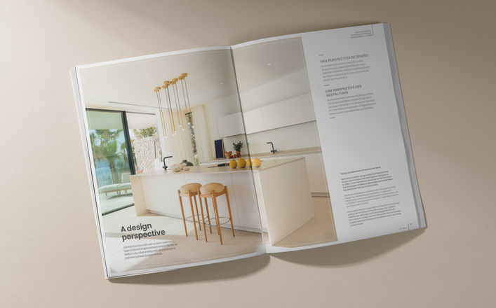 home & decor article magazine editorial design layout graphic design