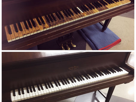 Piano Keytop Repair & Replacement for Plastic or Ivory Piano Keys