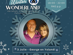 George en Yolandi bring hartsmusiek na Winter Wonderland op 3 Julie
