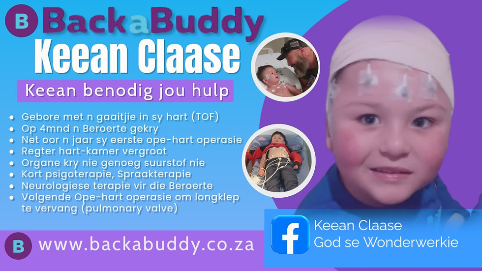 StroomCares : Staan Saam vir Klein Keean se Volgende Wonderwerk!