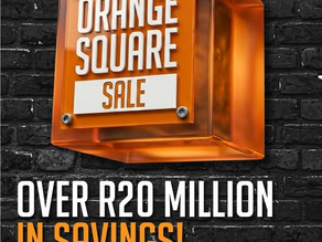 Over R20 Million In Savings: BUCO Unleashes the Massive 'Orange Square Sale' to Combat Building Inflation!