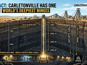 Fun fact: Carletonville has one of the world's deepest mines
