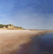 Coast Guard Beach, oil on panel,12x12 - sold