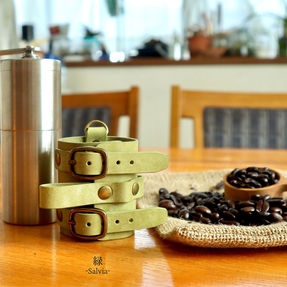 Thumbnail: [No.15] Leather Handle Holder -Handle holder for coffee mill-