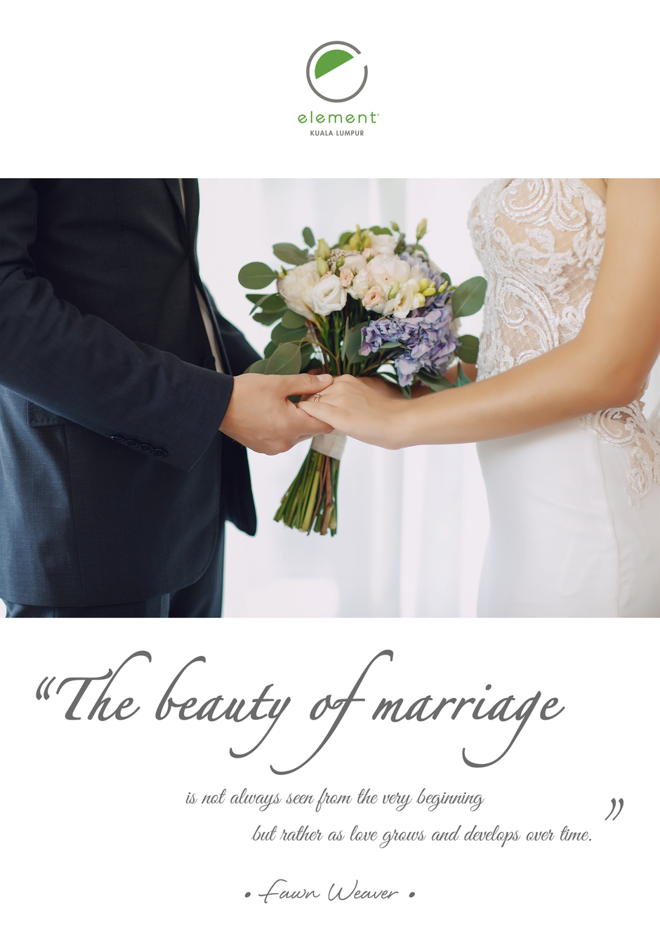 Wedding Draft for Element by Westin Kuala Lumpur