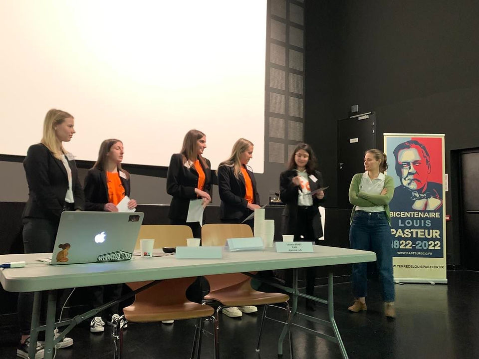 Presentation of Farm3 and exchanges with ENILBIO students at Ciné-Comté in Poligny