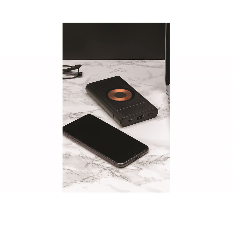 Thumbnail: ENCORE - 8000mAh Wireless Powerbank - Black