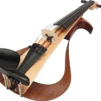 Yamaha 4 string electric violin on an angled view