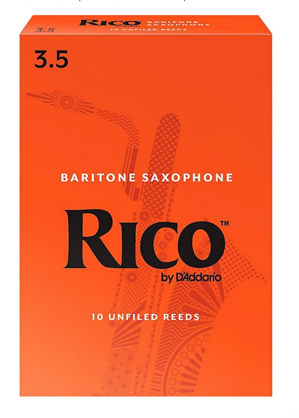 Miniatura: Cañas para saxofón barítono Rico (caja de 10)