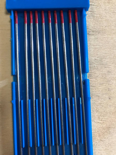 TIG溶接タングステン電極棒2.0㎜ トリタンWT20 赤 10本 | Kicho