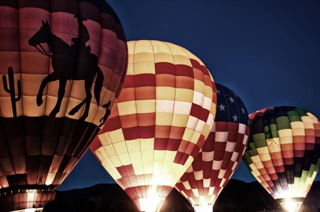 Night balloons