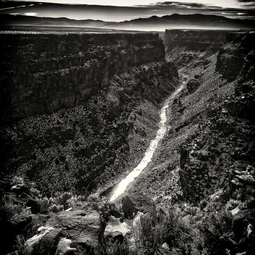 The Rio Grande Gorge, Taos, NM