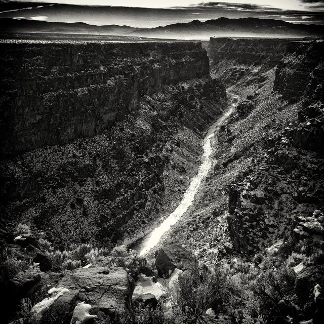 Winter rio grande gorge