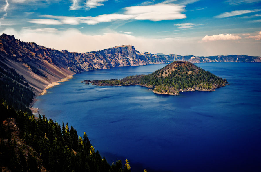 Wizard Island, Crater Lake National Park, Oregon
