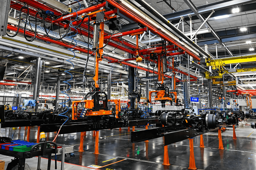 Overhead crane and hoist systems at Navistar’s San Antonio manufacturing facility