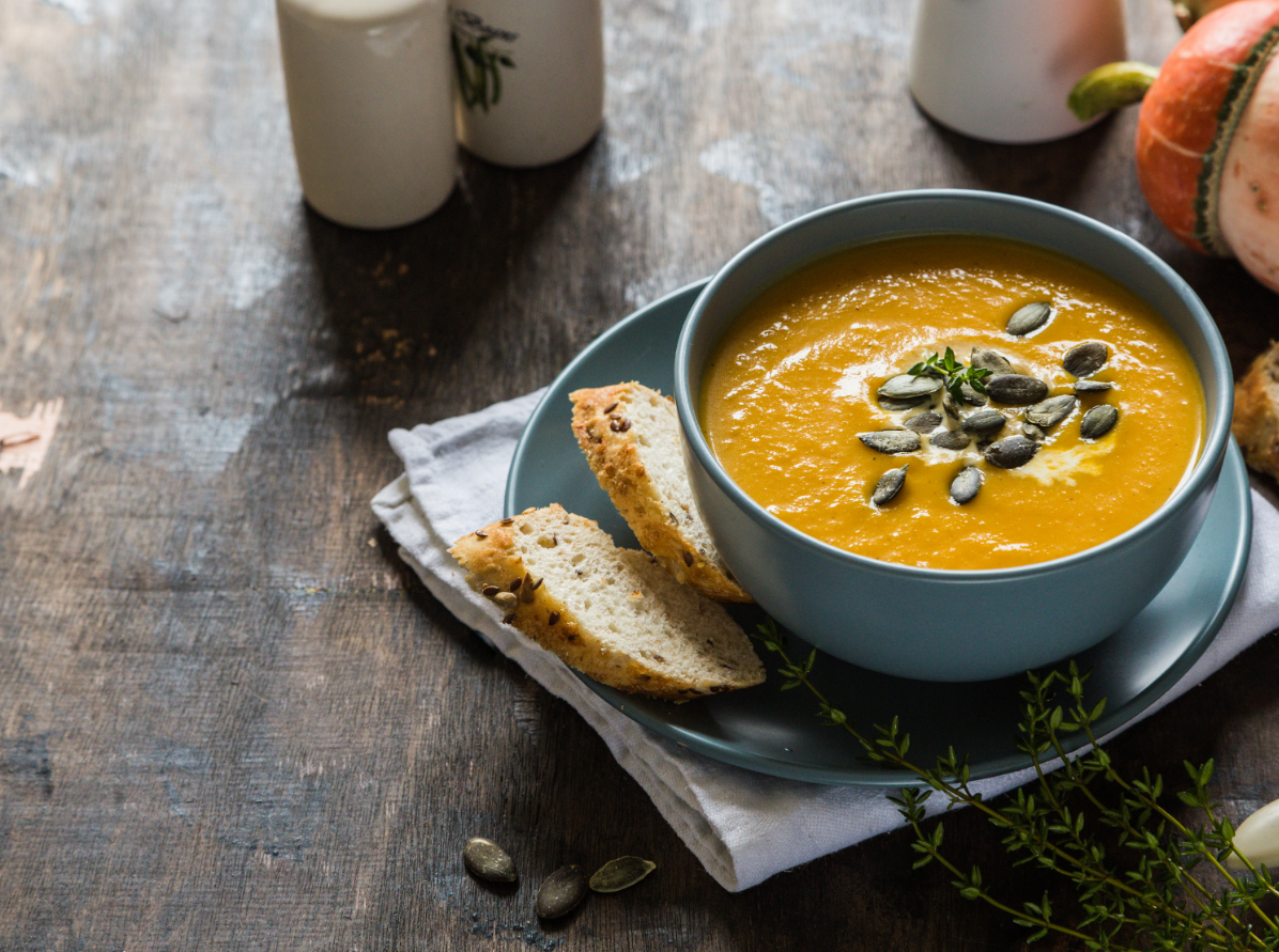 Arranged Food and Objects