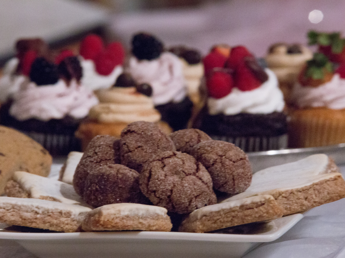 Arranged Food and Objects