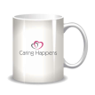 Caring Happens Coffee Mug