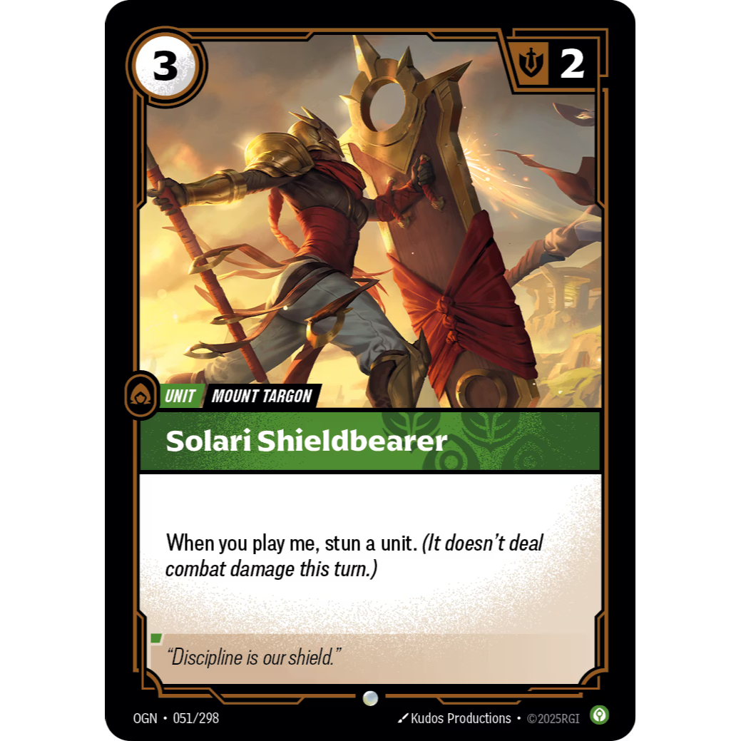 Origins 051/298 Solari Shieldbearer