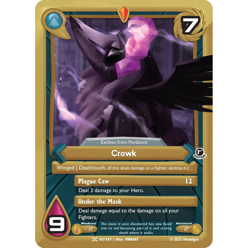 Base Set  02/167 Crowk