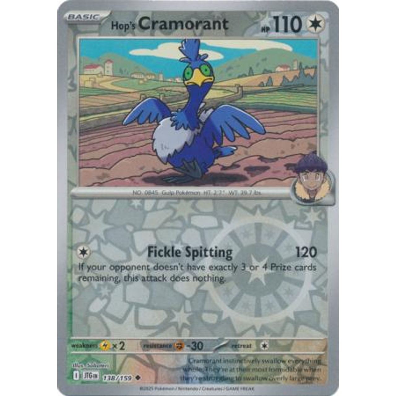 SV Journey Together 138/159 Hop's Cramorant (reverse)