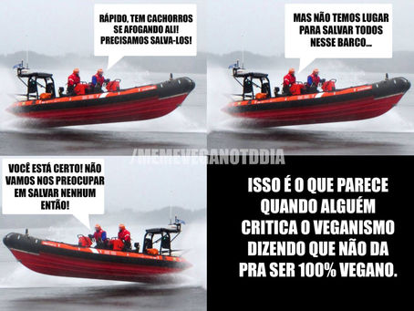 É impossível ser 100% vegano, pra quê se importar?